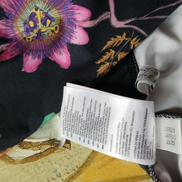 ADIDAS x FARM RIO 2017 Ltd Ed Floral Zip TRACK JACKET *XS nwot & LEGGINGS SET *M - Picture 12 of 16